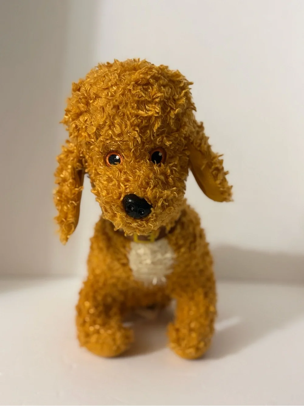 Disney Fancy Nancy Brown Dog Plush Stuffed Animal 11in 2014 MPN 1658A001 Sounds